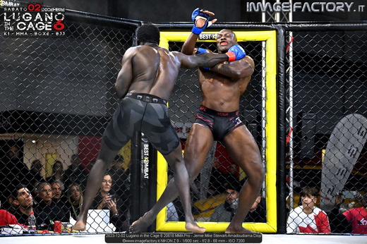 2023-12-02 Lugano in the Cage 6 20618 MMA Pro - Jemie Mike Stewart-Amadoudiama Diop